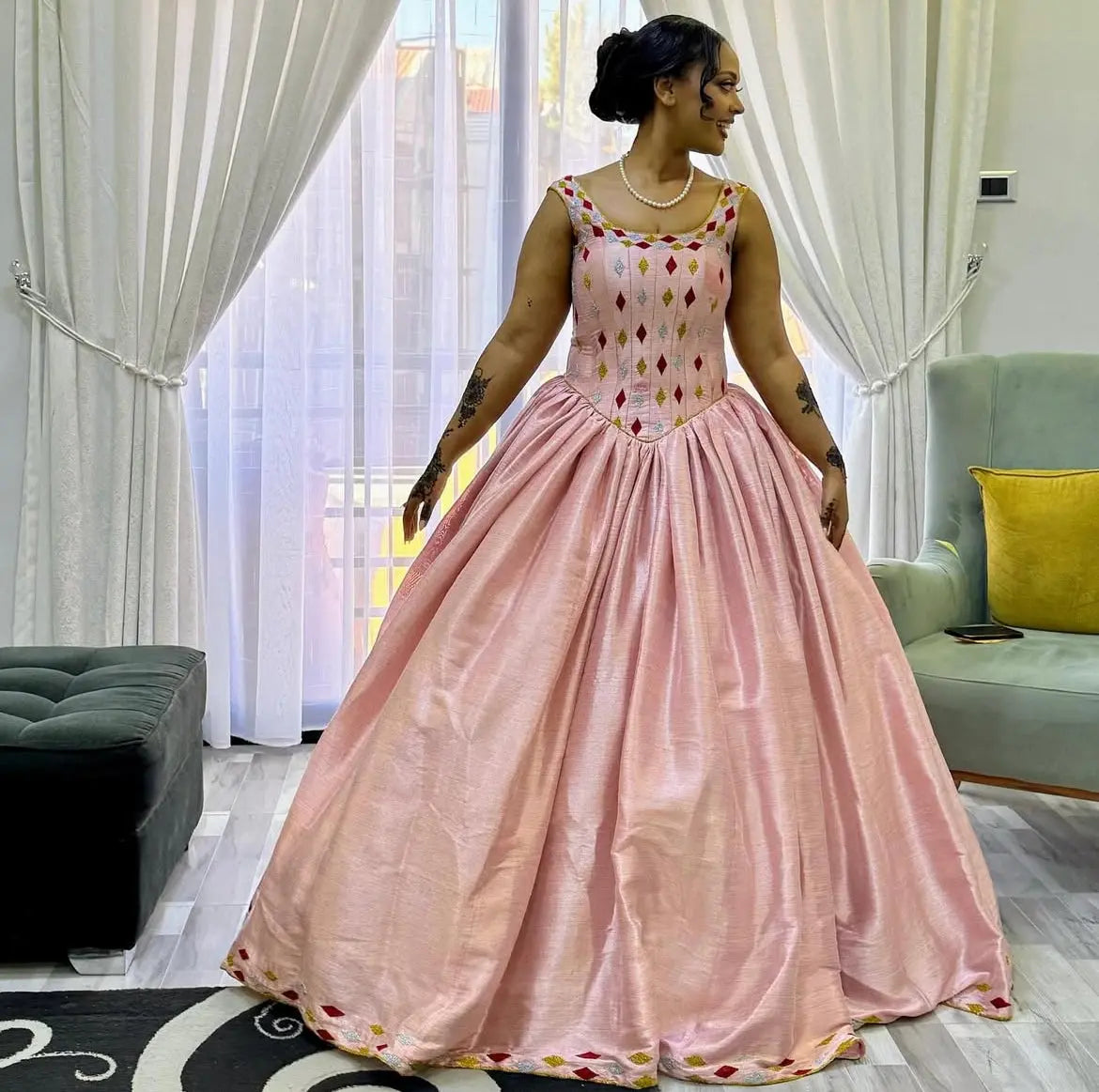 Ethiopian Wedding Dress - Habesha Bridal Wear - Classic Dress