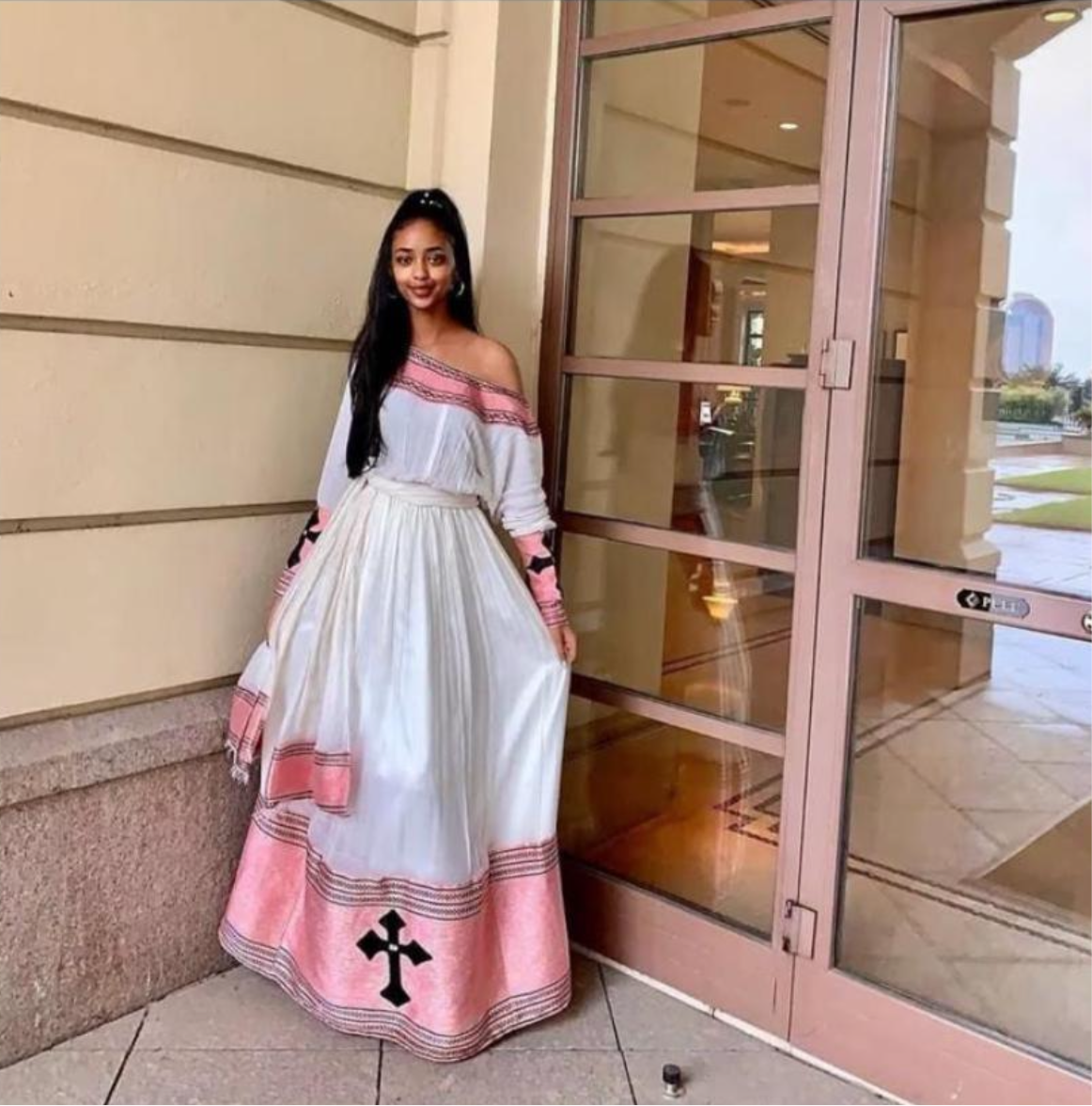 Elegant Habesha Kemis - Weddings & Special Events - Simple Design
