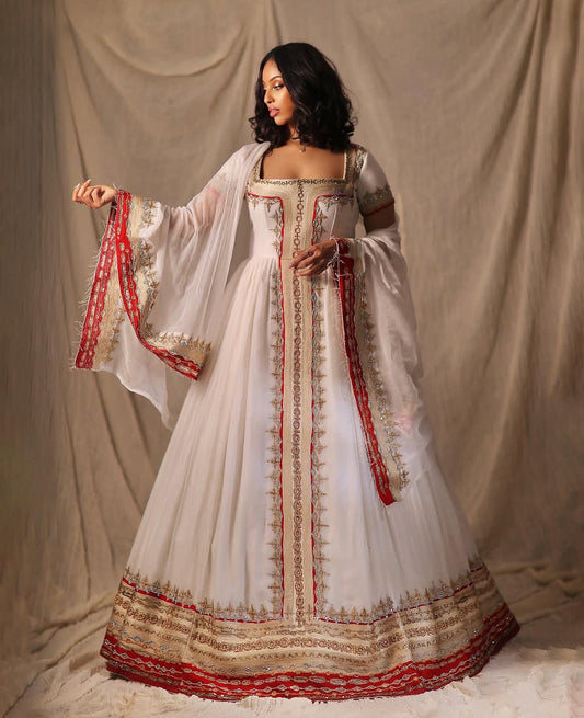 Beautiful Ethiopian Dress - Habesha Bridal Wear - Classic Dress