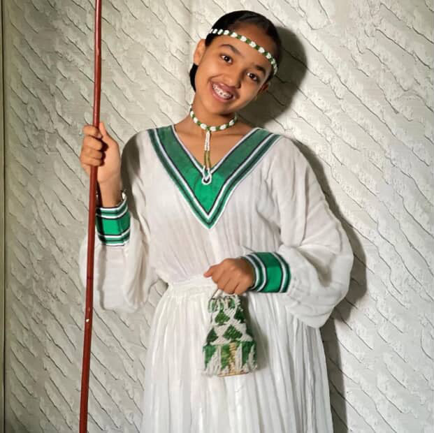 Elegant Oromo Cultural Dress for Women – Handcrafted Traditional Ethiopian Gown with Beautiful Border Embroidery | Perfect for Weddings, Holidays & Cultural Events
