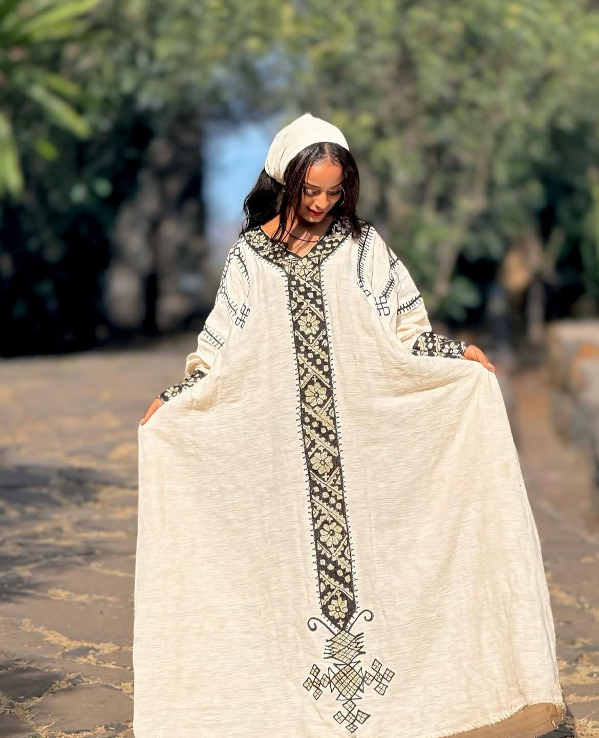 Ethiopian Habesha Dress - Gonder Fetil Kemis - Tibeb Dress