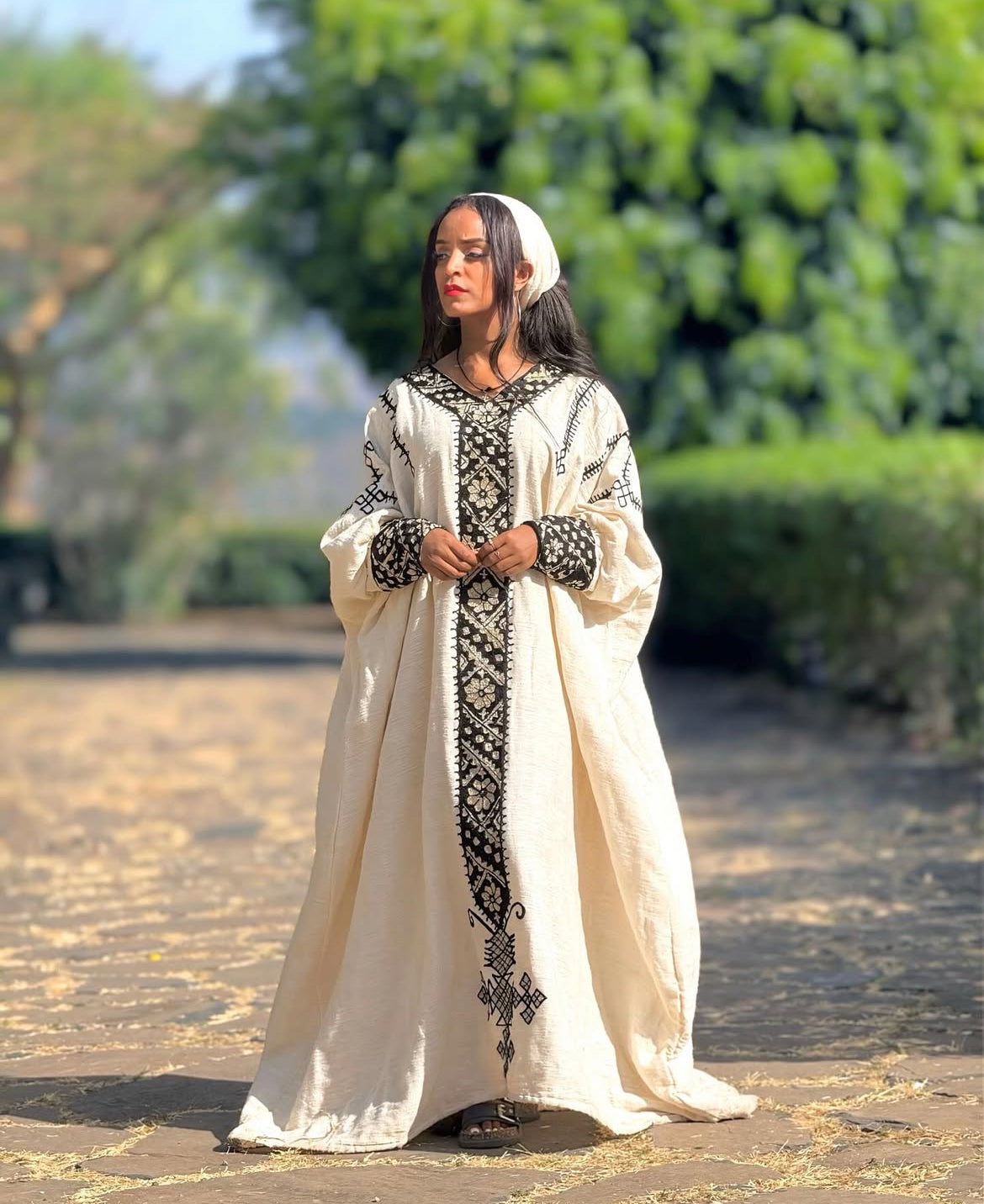 Ethiopian Habesha Dress - Gonder Fetil Kemis - Tibeb Dress