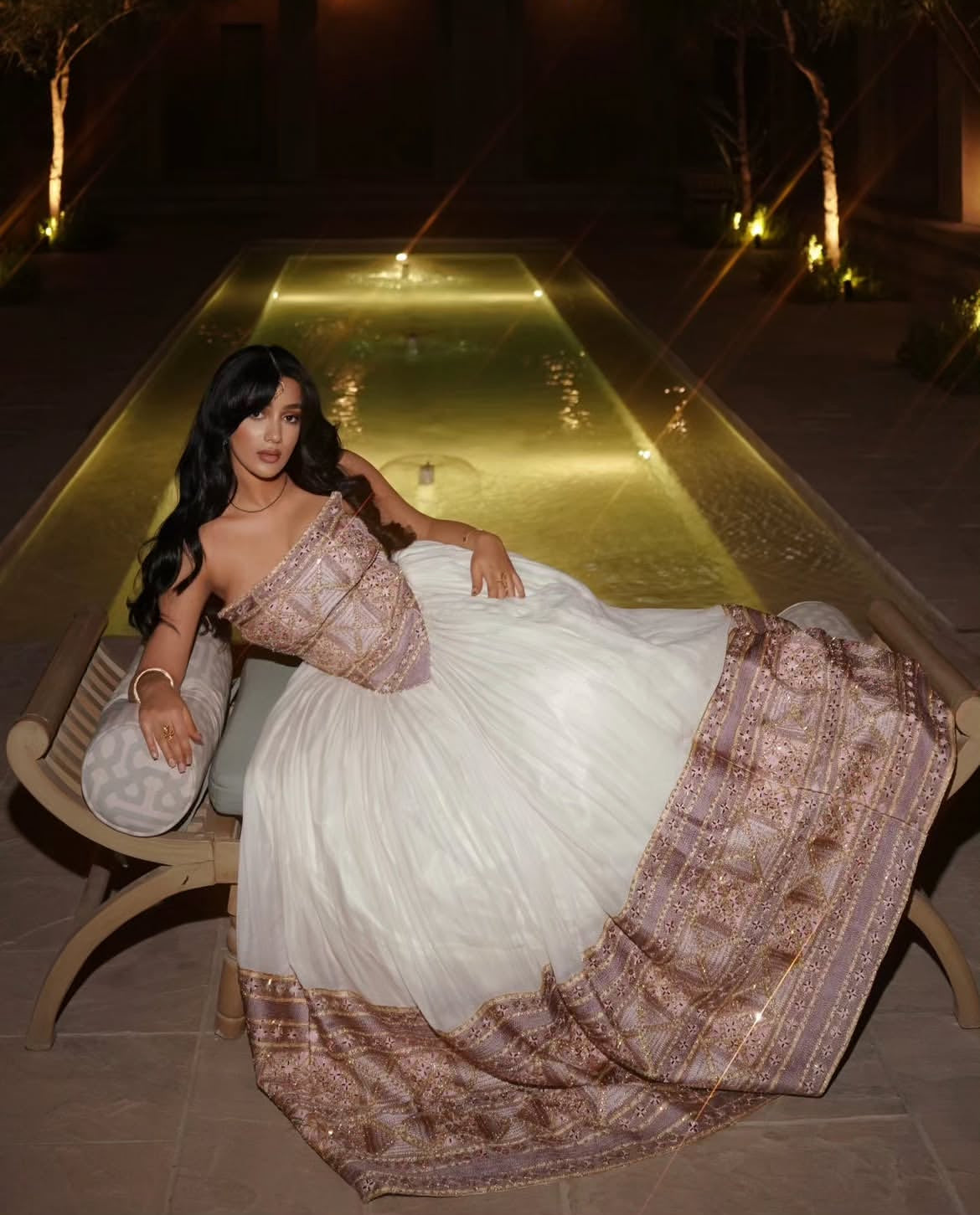 Simple & Elegant Ethiopian Habesha Dress – Traditional Habesha Kemis with Tibeb Embroidery