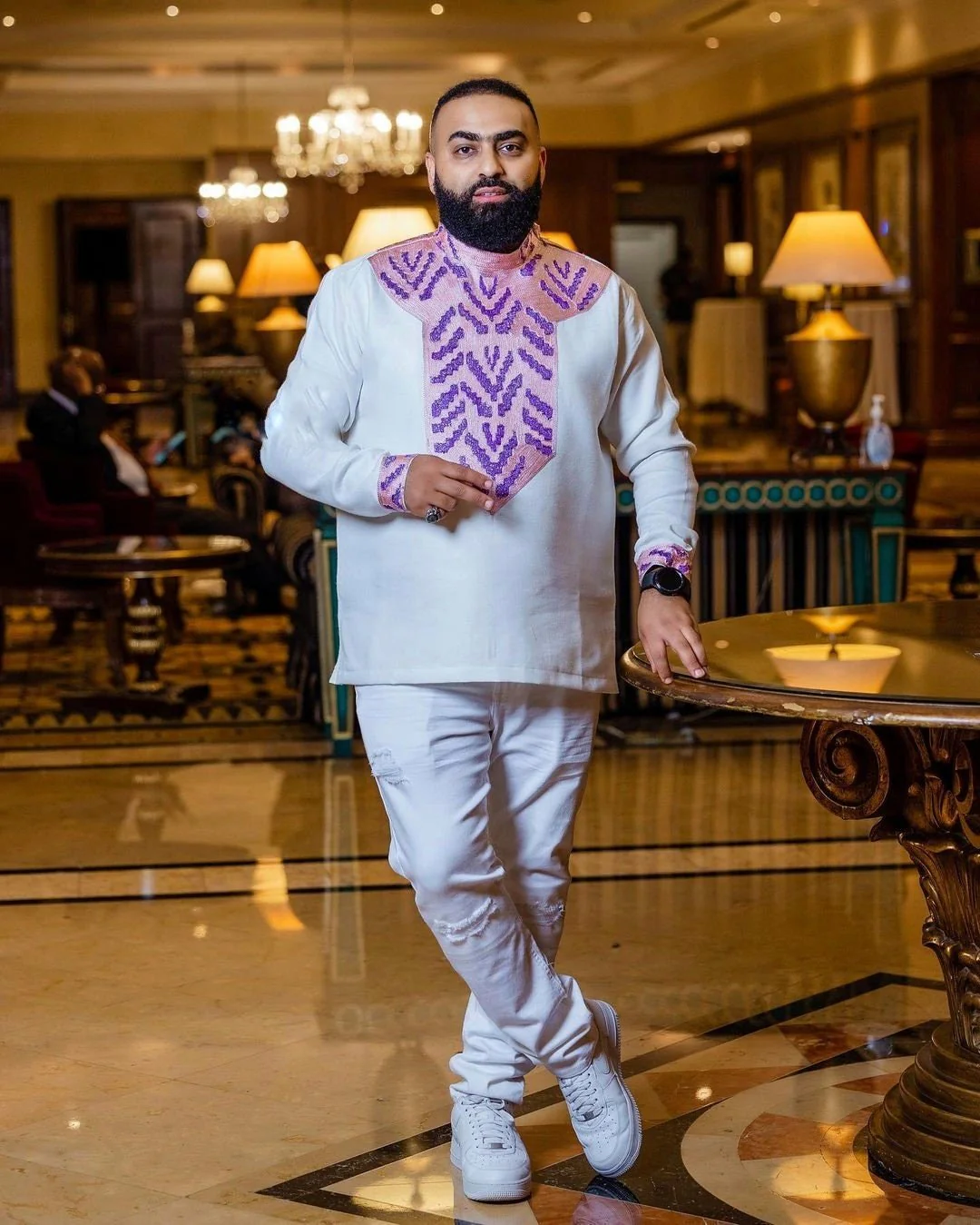 Modern Habesha Shirt - Ethiopian Clothing - Habesha Libs