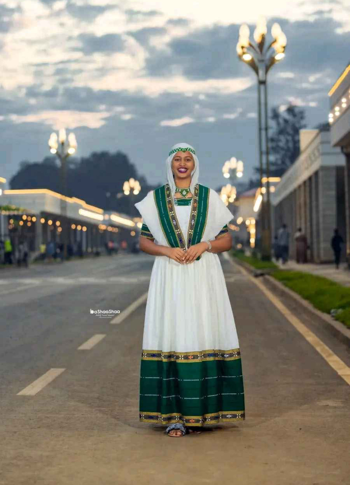 Elegant Oromo Cultural Dress for Women – Handcrafted Traditional Ethiopian Gown with Beautiful Border Embroidery | Perfect for Weddings, Holidays & Cultural Events