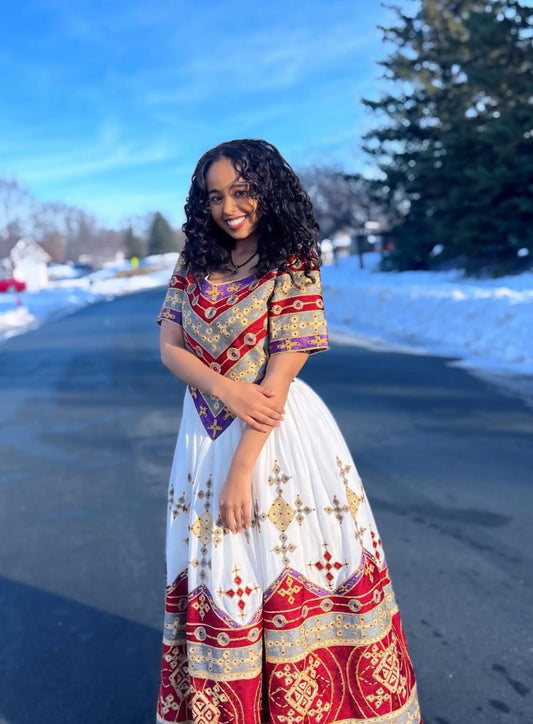 Ethiopian Dress – Elegant Traditional Habesha Dress for Women