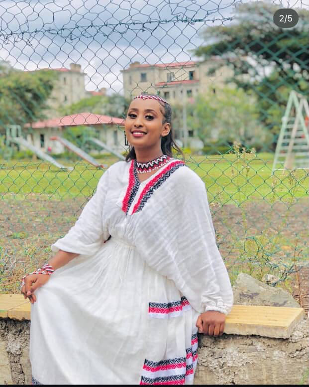 Elegant Oromo Cultural Dress for Women – Handcrafted Traditional Ethiopian Gown with Beautiful Border Embroidery | Perfect for Weddings, Holidays & Cultural Events