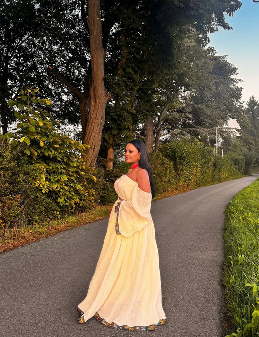 New Ashenda Dress – Traditional Habesha Dress for Ashenda Celebration Habesha Dresses Store