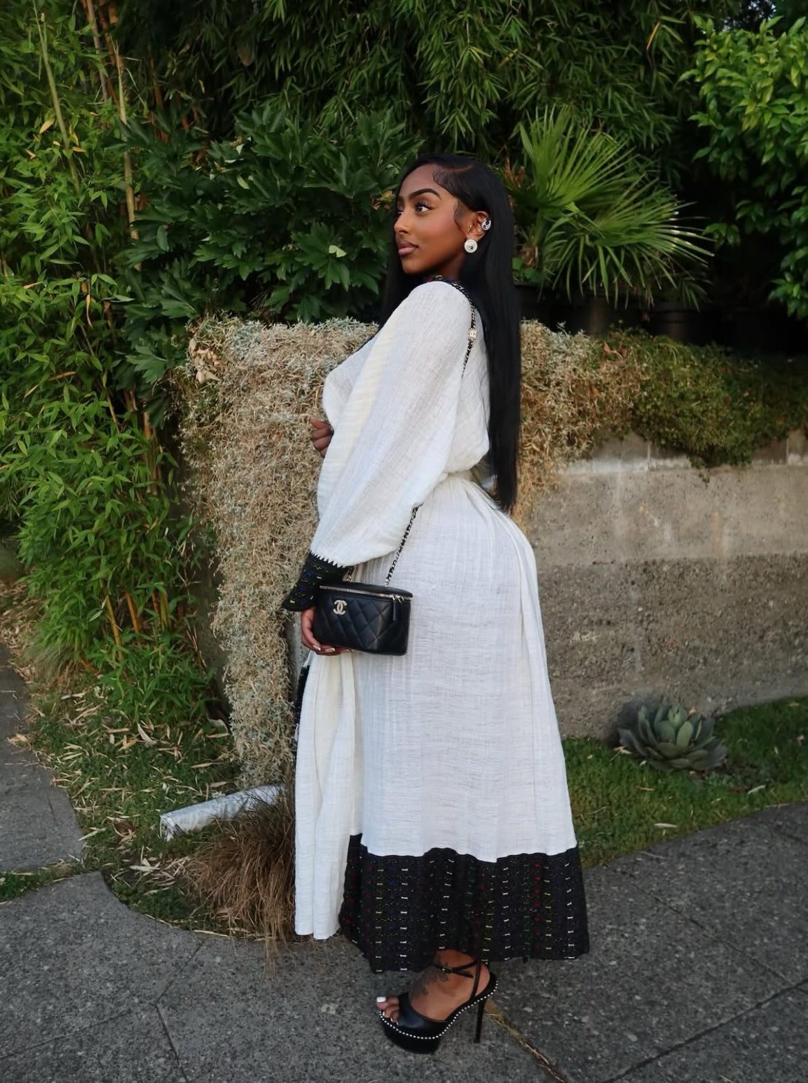 Elegant Traditional Ethiopian Dress | Axum Fetil Habesha Dress yaab.habesha