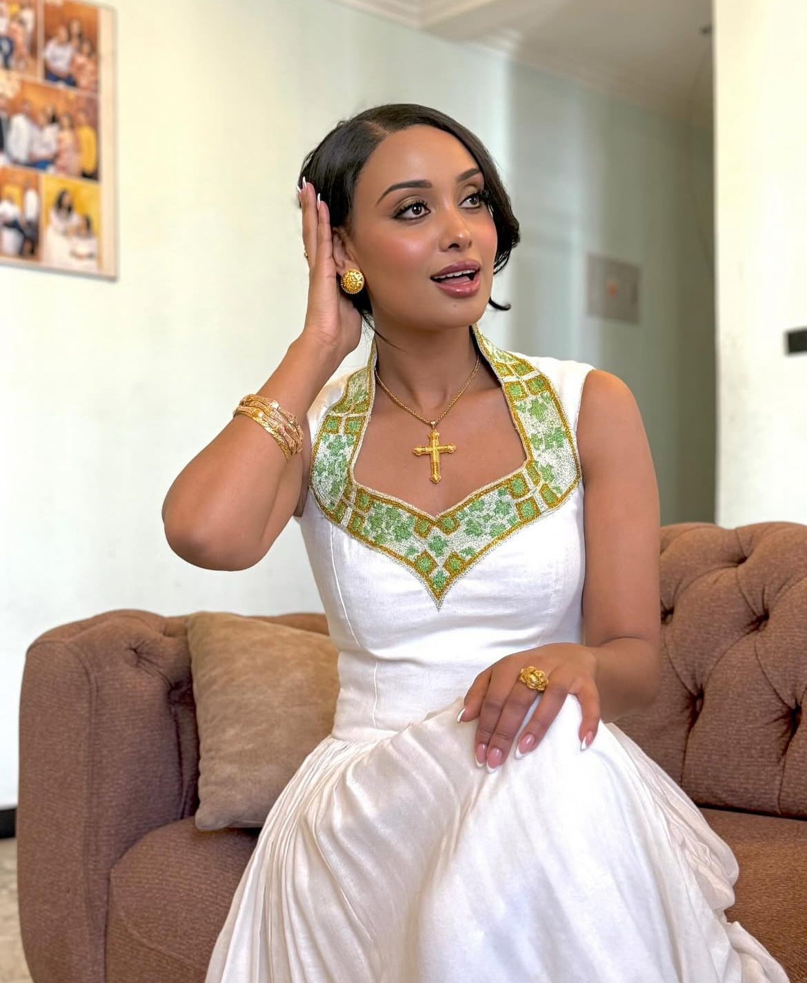 Simple & beautiful Habesha Dress – Handwoven Ethiopian dress | Habesha Kemis