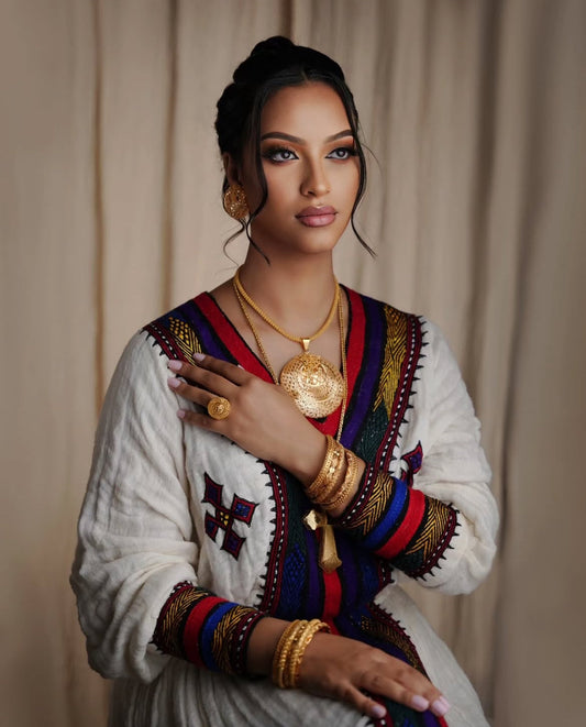 Beautiful and Elegant Traditional Ethiopian Dress | Axum Fetil yaab.habesha
