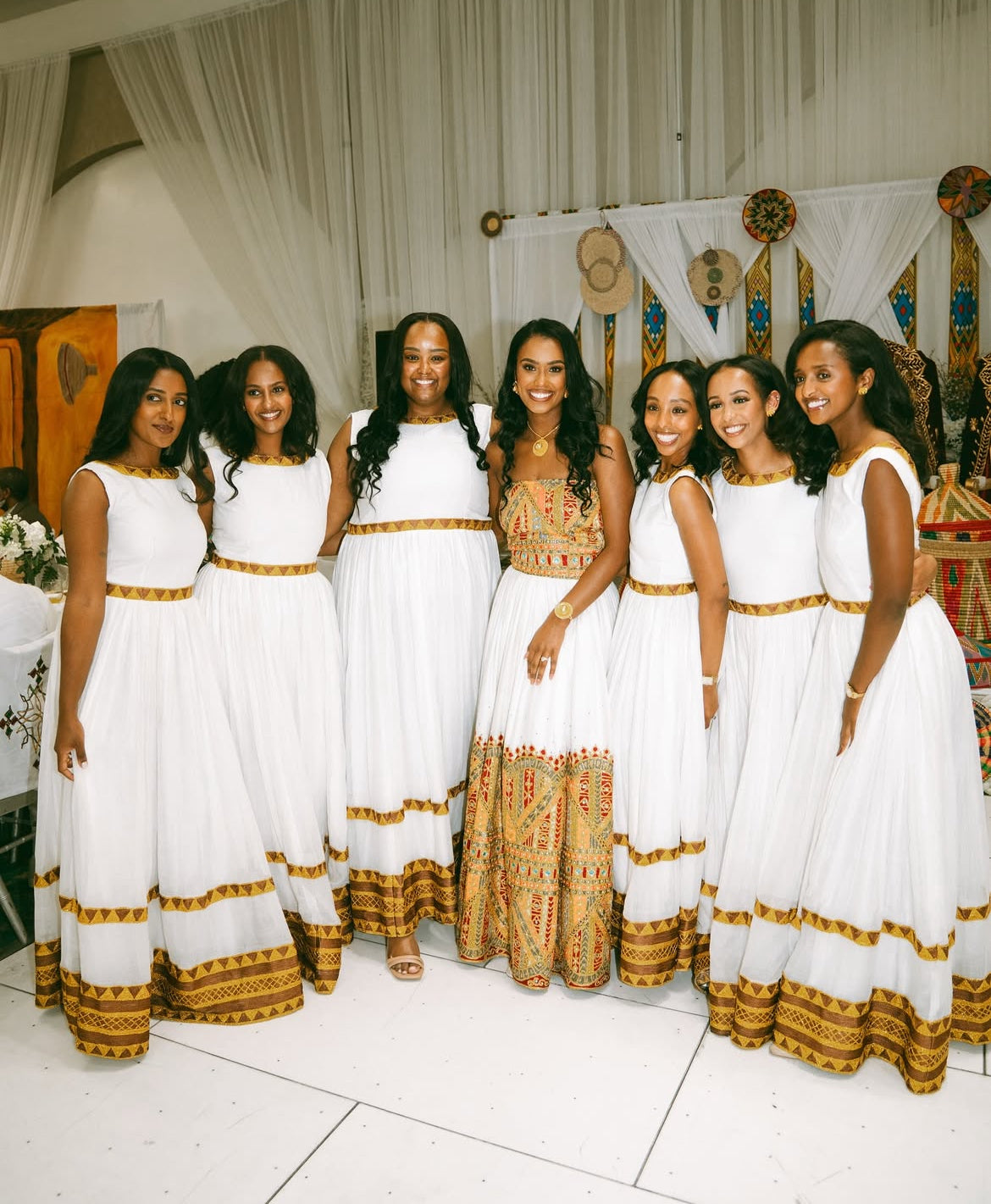 Luxury Habesha Wedding Set – Bride & Groom Matching Kemis, Suit & Kaba | Traditional Ethiopian Wedding Outfit