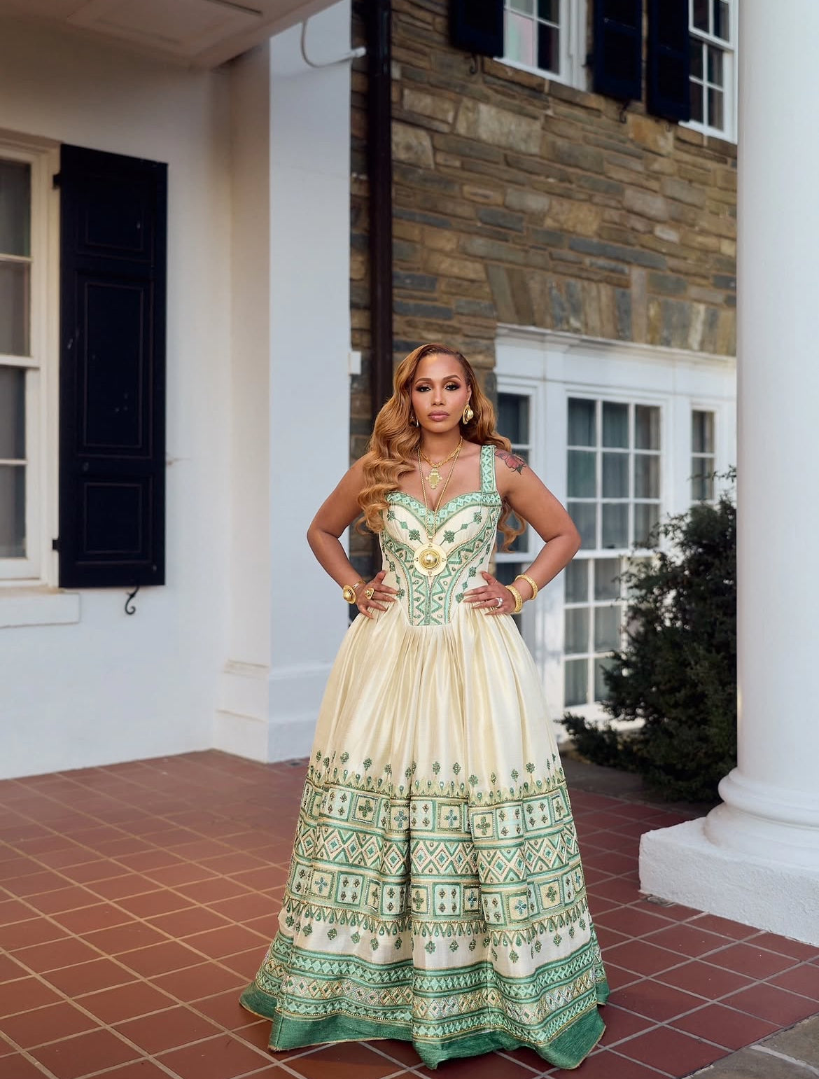 Green Habesha Wedding Dress from Our Ethiopian Store – Elegant Traditional Bridal Wear XS Green Habesha Wedding Dress from Our Ethiopian Store – Elegant Traditional Bridal Wear XS