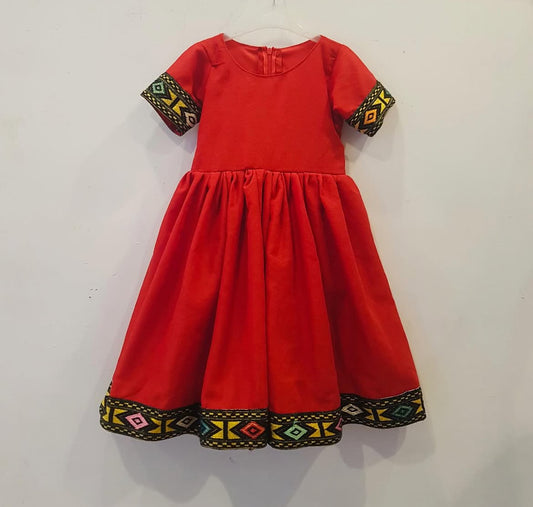 Kids Habesha Dress – Traditional Ethiopian Dress for Children | Cultural & Festive Wear