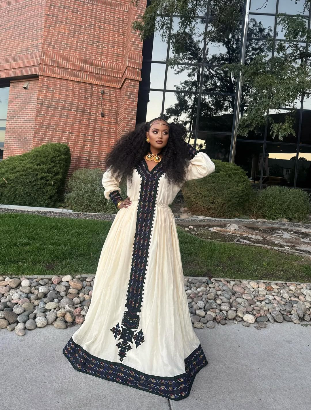 Habesha Kemis - Elegant Traditional Dress for Eritrean & Ethiopian Women