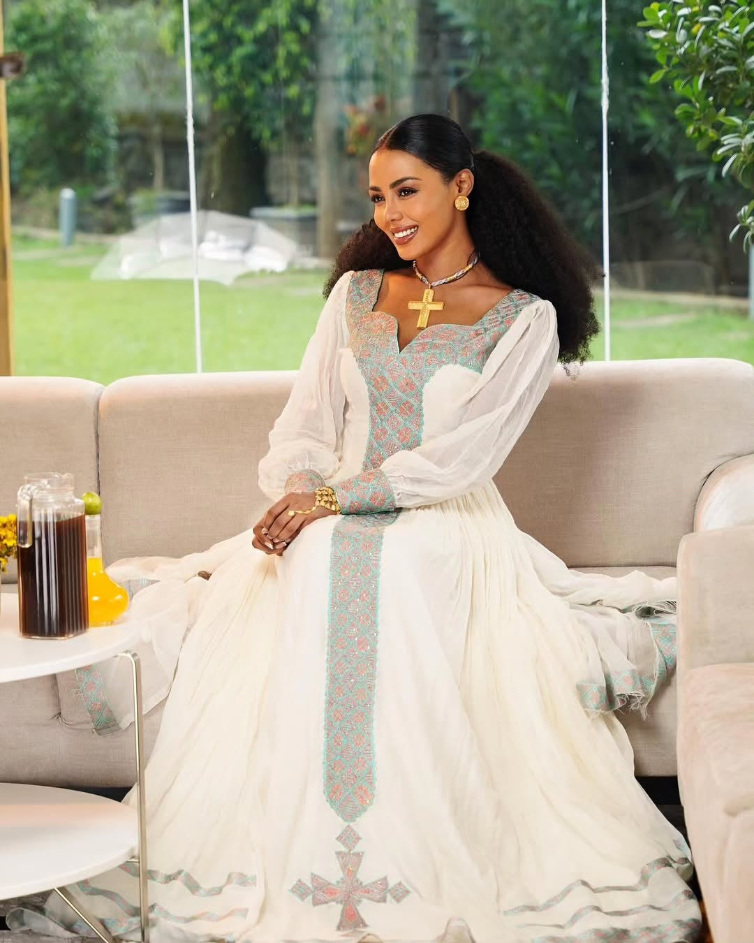 white and gold graduation dress & Habesha Kemis – Handwoven Ethiopian – Habesha Dress Store Size:8 1/2 Medium celtic wedding dress designers White Gold Sequined Halter Celebrate your graduation in