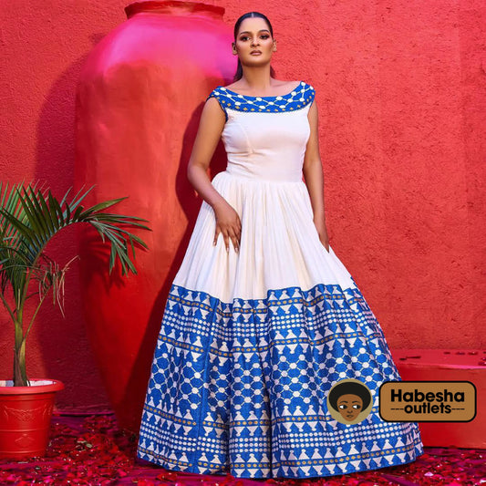 Ethiopian Traditional Dress – Stylish Habesha Kemis with Modern Elegance Habesha Dresses Store