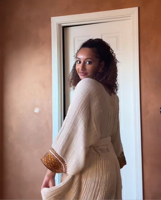 Timeless Traditional Ethiopian Dress | Axum Fetil dress with Good embroidery yaab.habesha