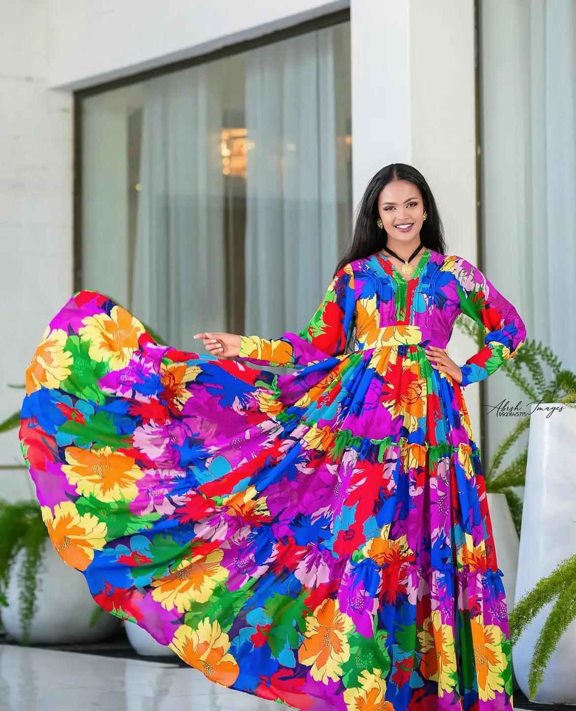 Ethiopian Chiffon Dress - Habesha Shifon - Stylish Dress