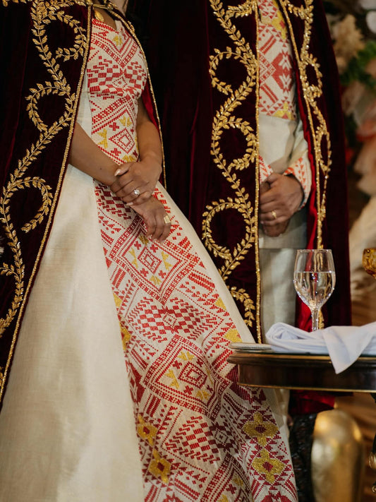 Traditional Ethiopian matching couple set
