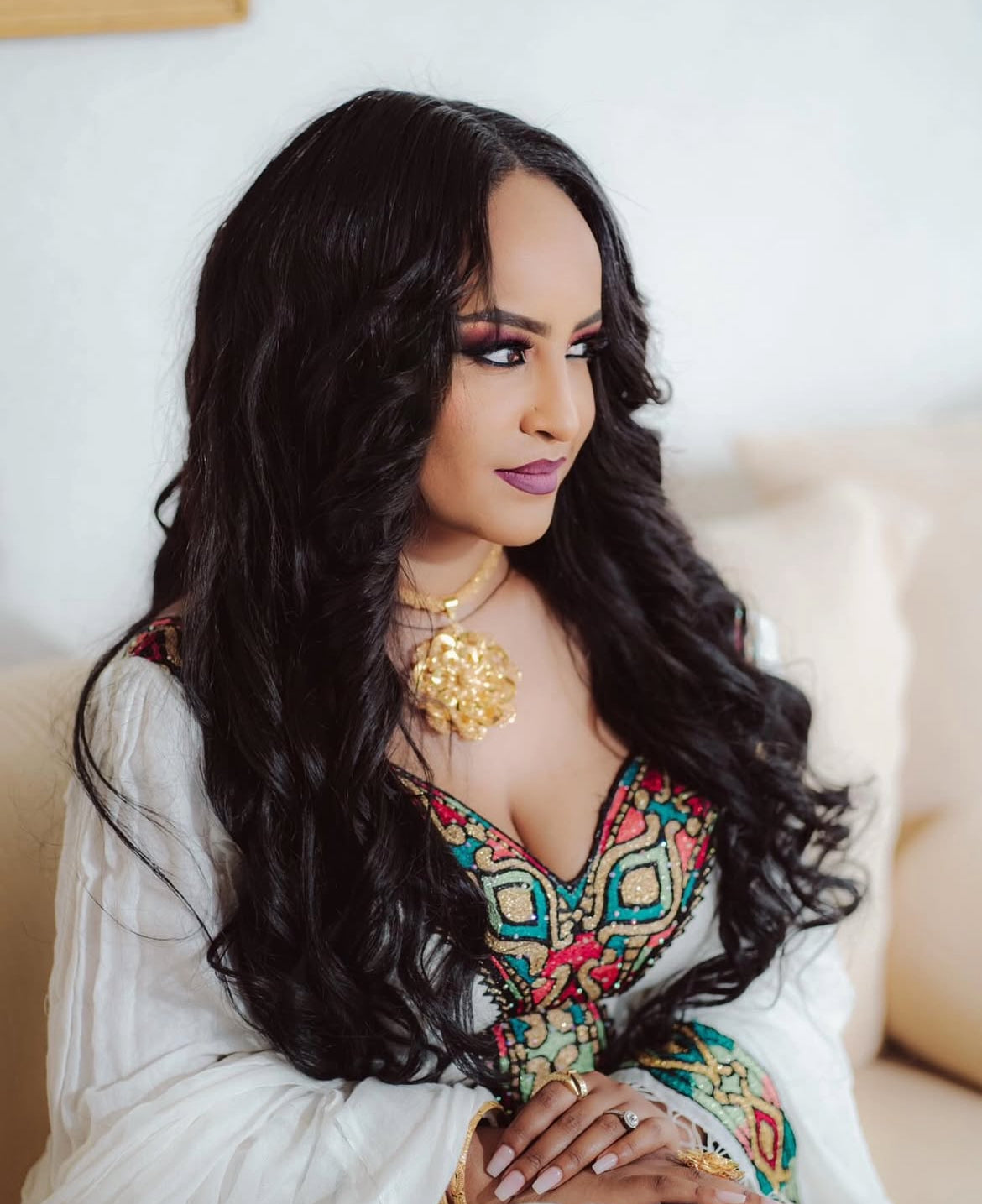 Colorful Modern Habesha Dress – New Style Ethiopian Dress | Premium Habesha Kemis 2025 Collection