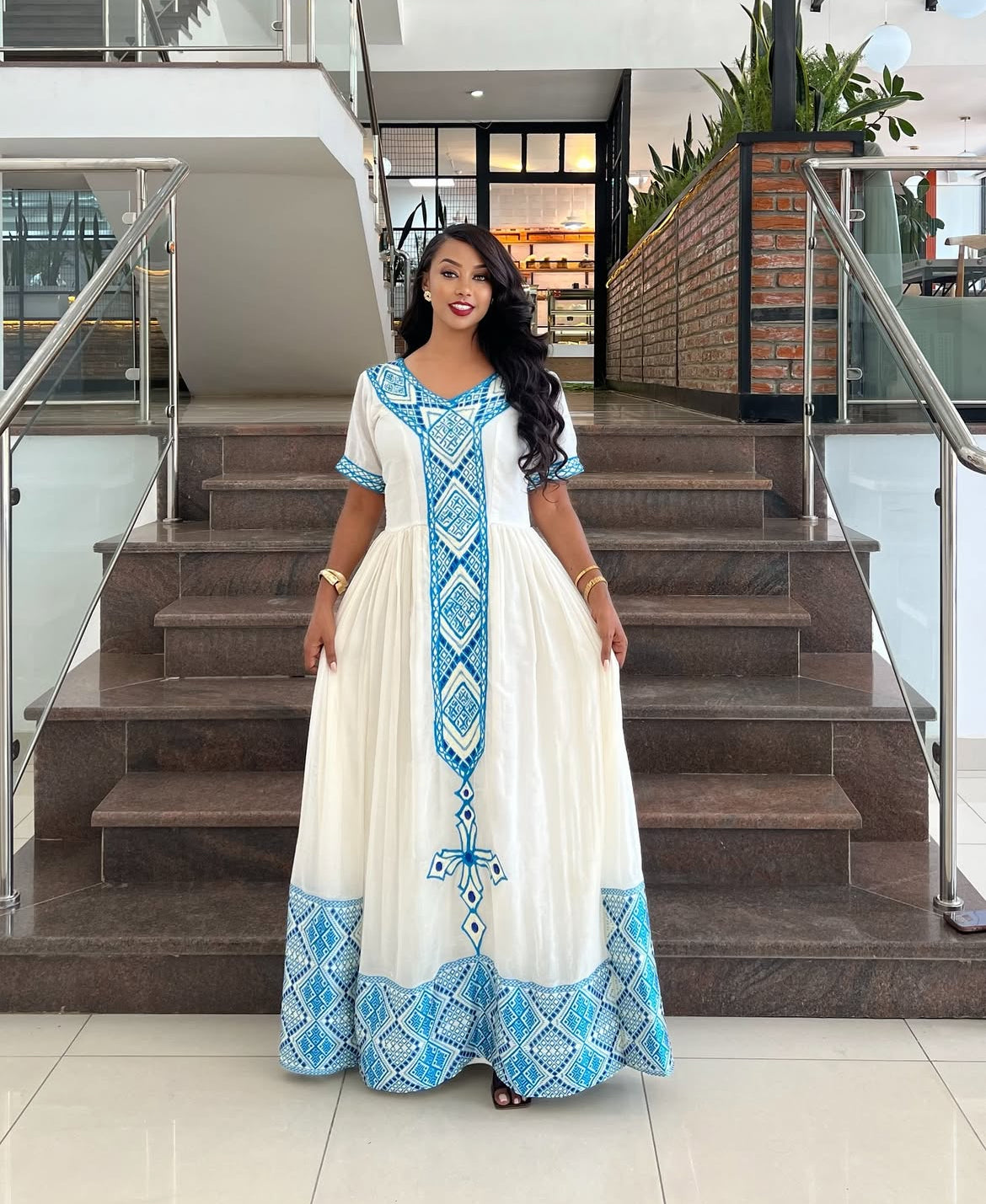 Blue Habesha Dress Traditional Ethiopian Dress from Our Ethiopian St Habesha Dresses Store Blue Habesha Dress Traditional Ethiopian Dress from Our Ethiopian St Habesha Dresses Store