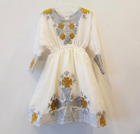 Kids Habesha Dress – Traditional Ethiopian Dress for Children | Cultural & Festive Wear