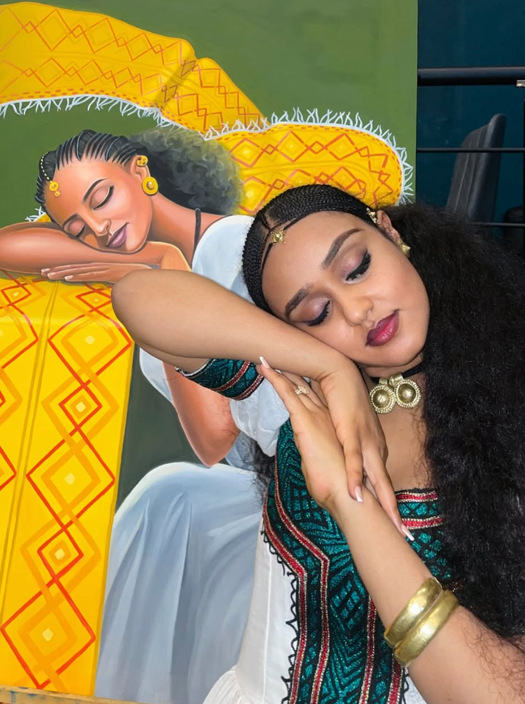 Modern Light Blue Habesha Zuria – Custom Tailored & Handmade