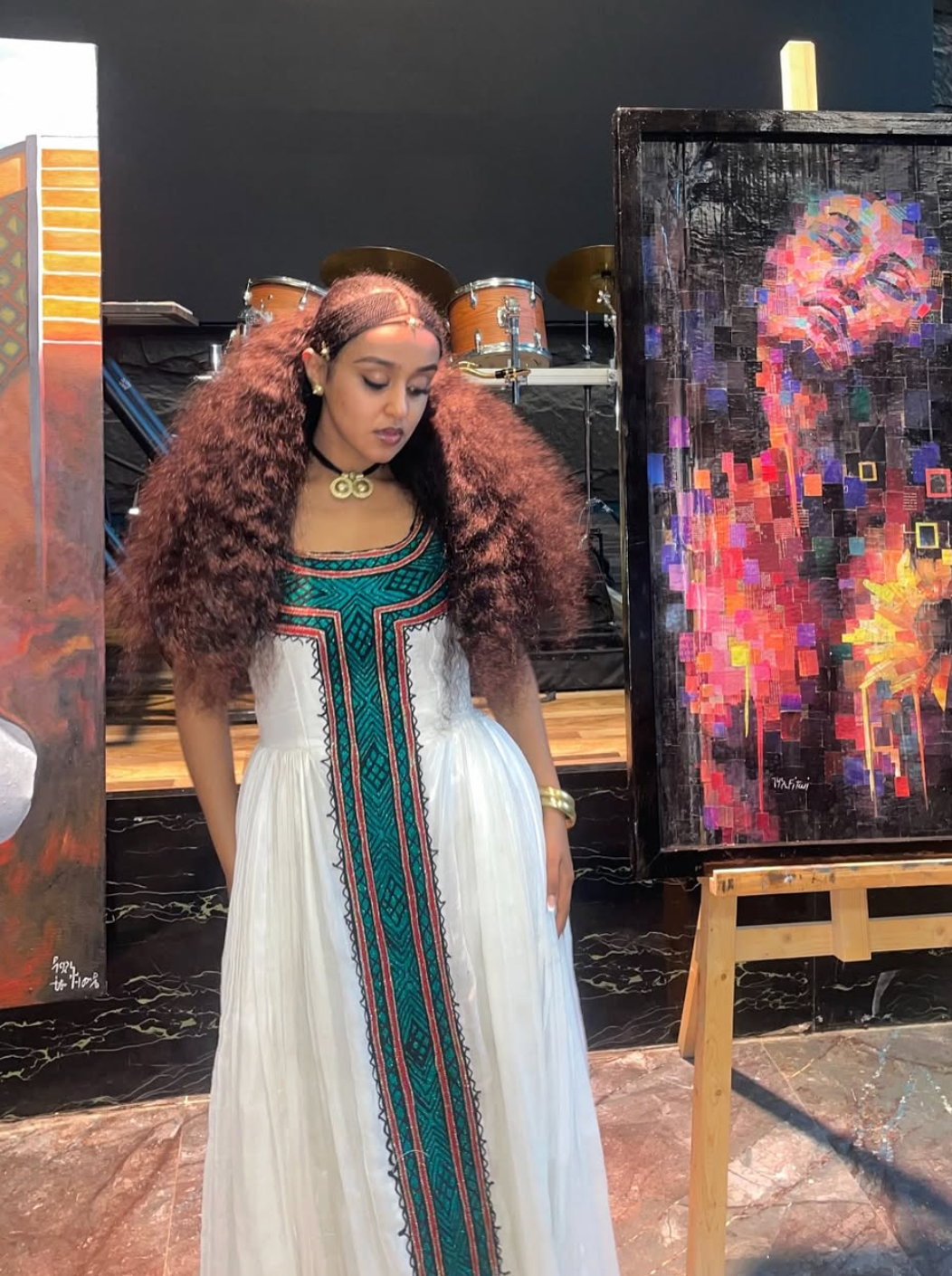 Modern Light Blue Habesha Zuria – Custom Tailored & Handmade