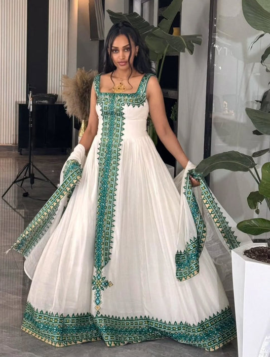 Eritrean Attire for Graduations - Cultural Habesha Dress for Women