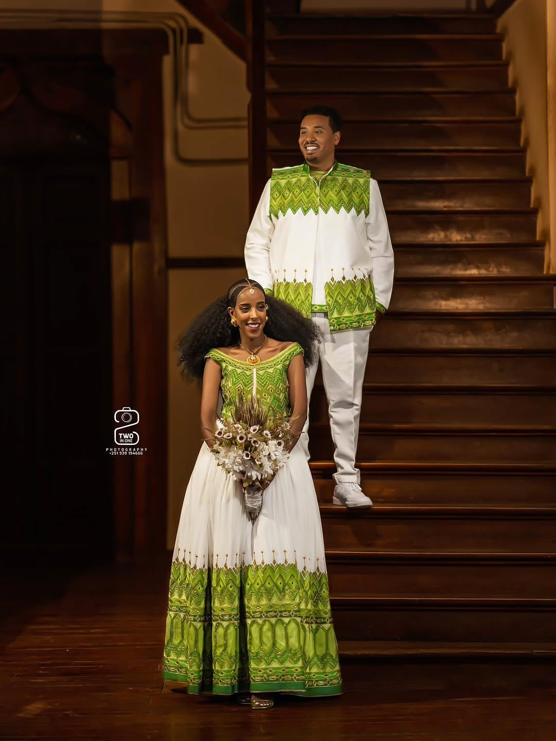 Green Habesha Libs Couple Set Ethiopian Matching Outfit with Geometr Habesha Dresses Store Green Habesha Libs Couple Set Ethiopian Matching Outfit with Geometr Habesha Dresses Store