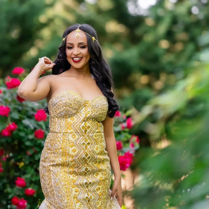 Gold-Embroidered Habesha Wedding Set – Luxurious Handcrafted Bridal dress and Groom attire for Ethiopian Wedding and bridal entrances
