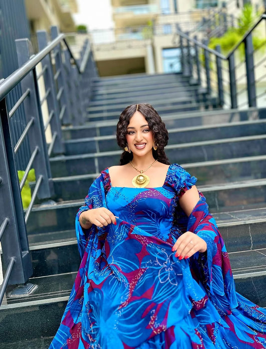 Habesha Chiffon Dress